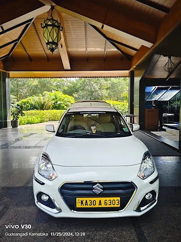 Swift Dzire, ready for pickup