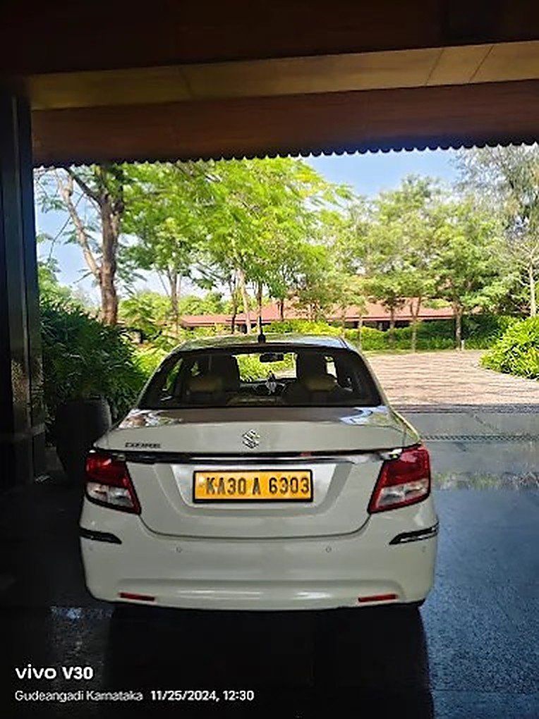 Swift Dzire, rear view