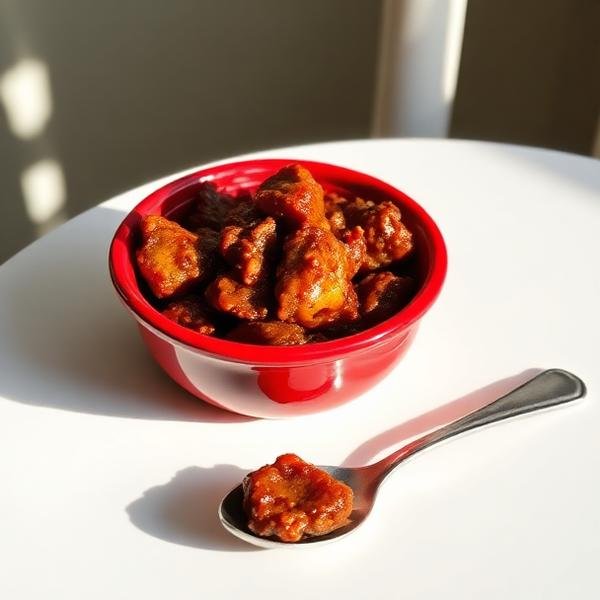 Bowl of mutton pickle